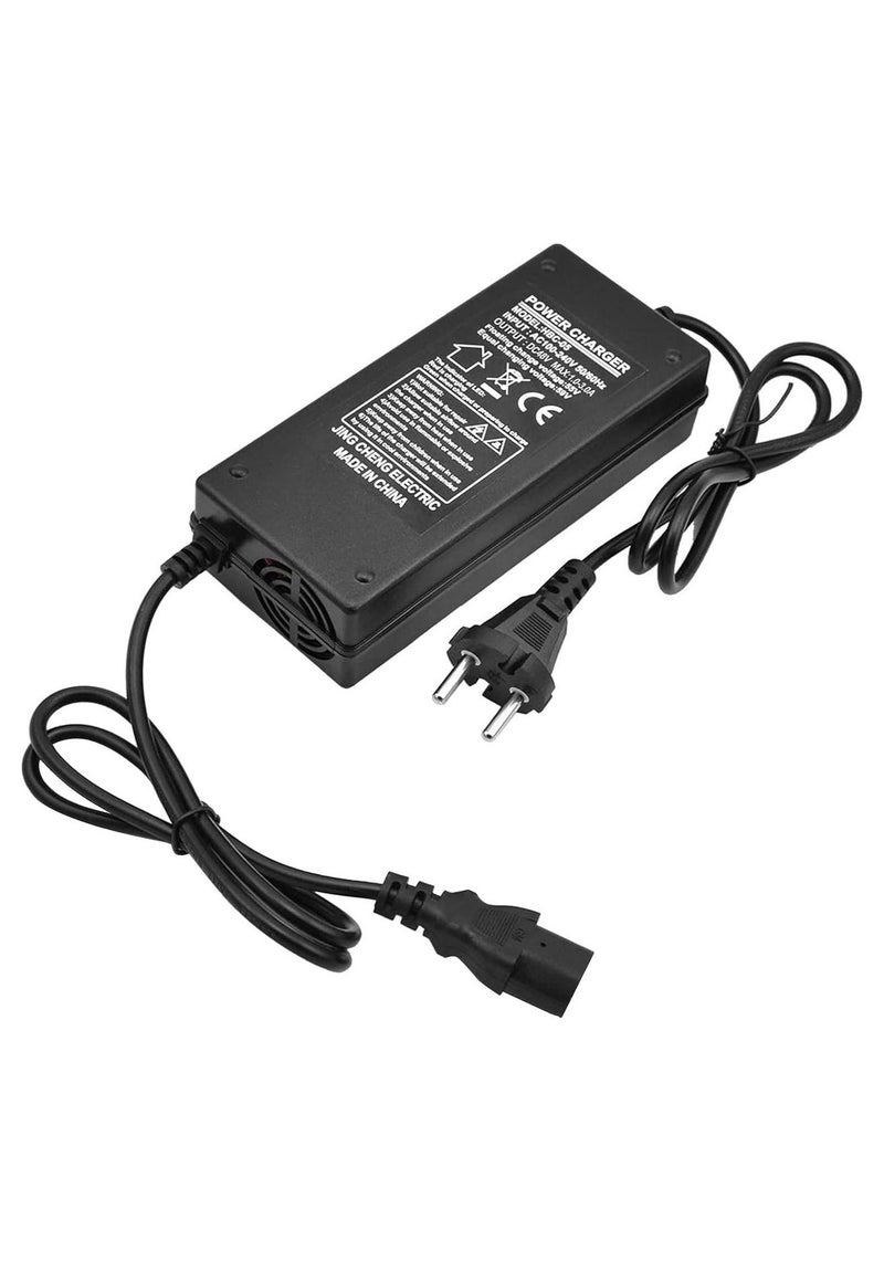 ELTRAZONE New Upgrade 36W Electric Scooter Battery Charger for Razor E100 E200 E300 E125 E150 E175 E500 PR200 E225 E325 MX350 MX400 ZR350 Pocket Mod Sports and Dirt Quad 3-Prong Inline(BLACK) - Image 1