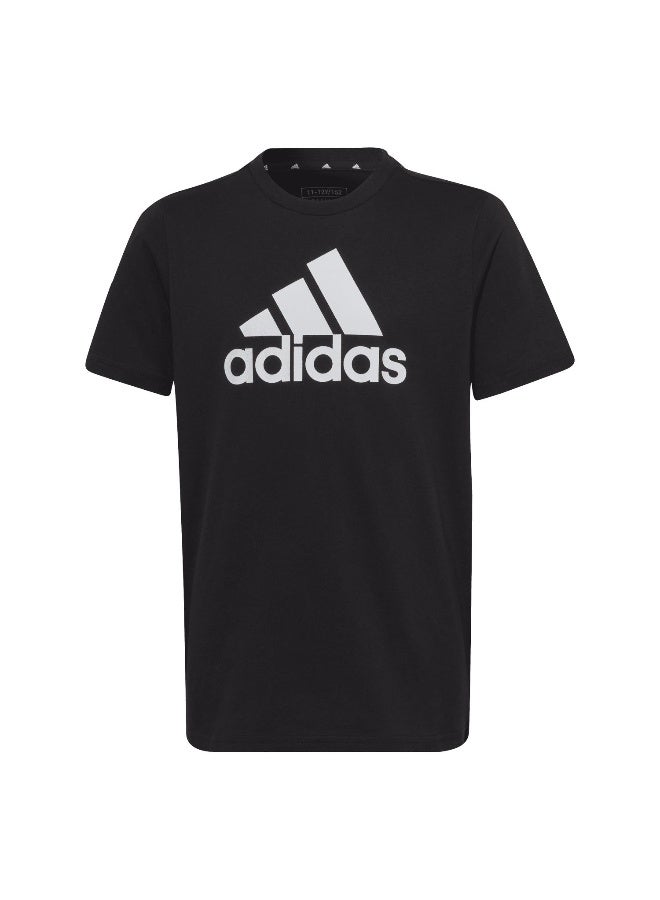 Adidas adidas U Bl Tee Black Training T-Shirts 7-8Y  - Image 1