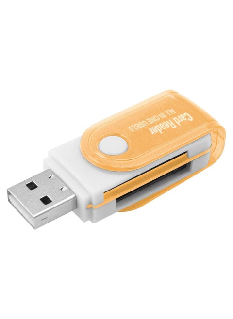 4 في 1 قارئ بطاقات ذاكرة USB 2.0 لبطاقات Micro SD و TF و M2