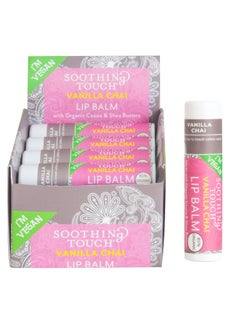 Soothing Touch Soothing Touch Lip Balm  Vegan Vanilla Chai  Case of 12025 oz 