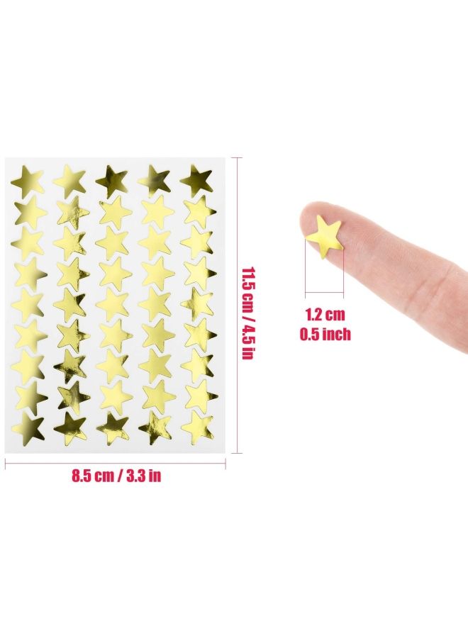 نيبمينينت طقم ملصقات على شكل نجوم مكون من 10 أوراق 11.5 x 8.5سم - Image 4