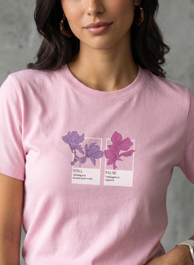 نوبيرو Nobero Women Printed T-shirt for Women - Image 5