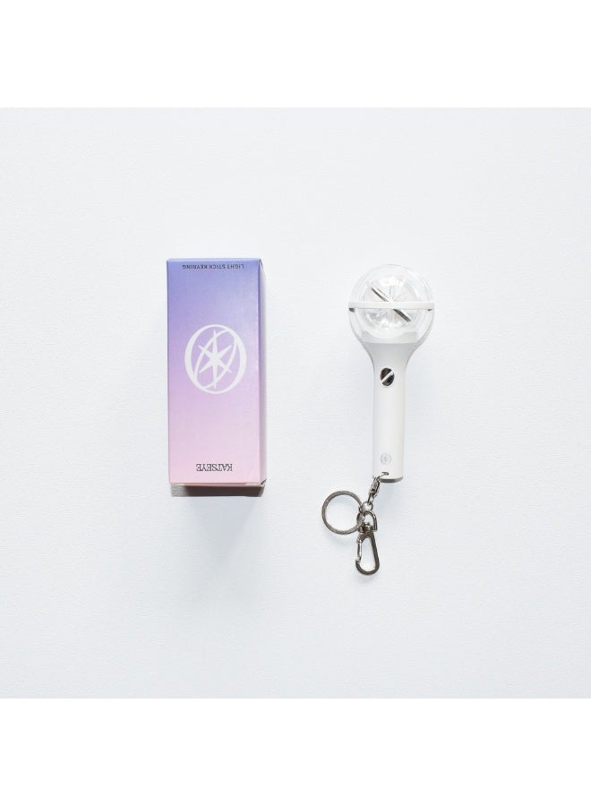 Katseye Mini Light Stick Keychain, Glowing Pendant with LED Light, Portable Fan Support Keyring for Concerts, Small Glow-in-the-Dark Accessory for Bags & Backpacks