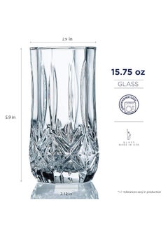 Luminarc Luminarc Brighton 15.75 Ounce Cooler Glass 4-Piece Set, 15.75-Ounce, Clear  - Image 5