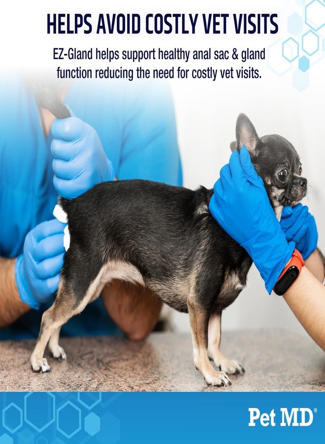 بيت إم دي إي زد جلاند - أقراص مضغ للغدد الشرجية للكلاب مع اليقطين والألياف لدعم الهضم، وتخفيف الإمساك، وجعل البراز أكثر تماسكًا - 60 قرصًا طريًا للمضغ - Image 4
