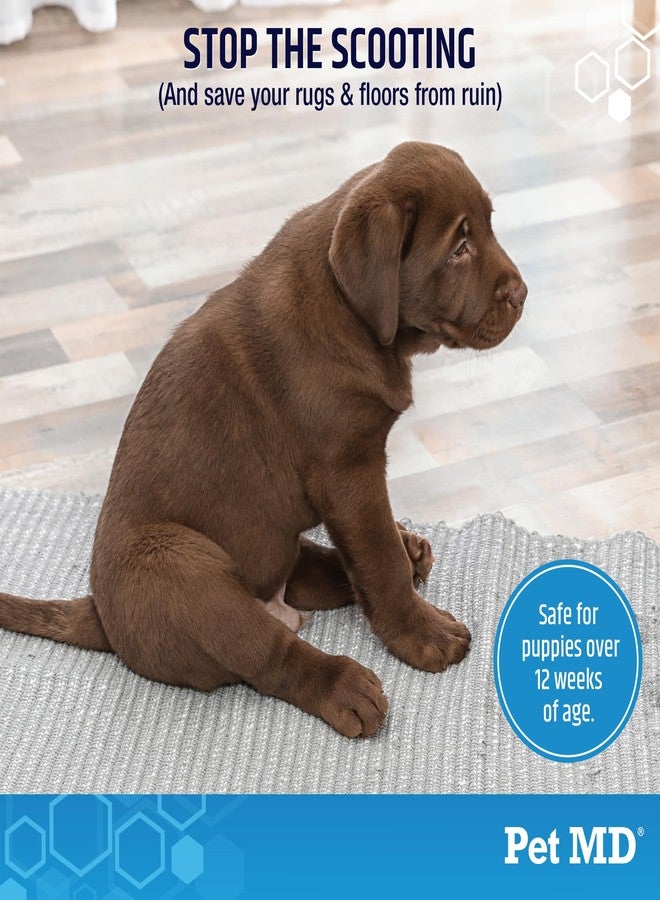 بيت إم دي إي زد جلاند - أقراص مضغ للغدد الشرجية للكلاب مع اليقطين والألياف لدعم الهضم، وتخفيف الإمساك، وجعل البراز أكثر تماسكًا - 60 قرصًا طريًا للمضغ - Image 2