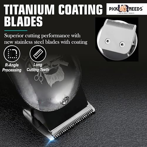 Pick Ur Needs Rechargeable Professional Hair Clipper/Trimmer For Men/Hair Cutting Machine With LED Indicator Trimmer 180 min Runtime 8 Length Settings - Image 4