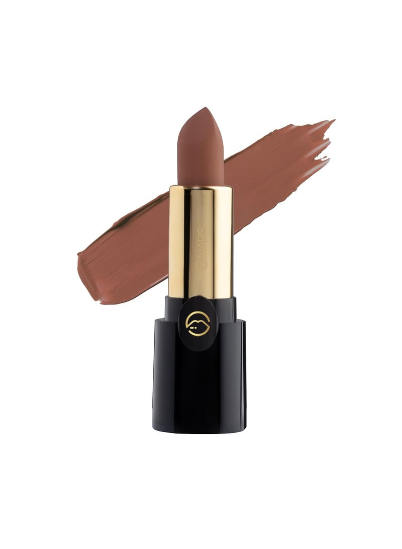 MARS Plush Velvet Creamy Matte Lipstick for women  Smooth Glide   One Swipe Pigmention   Non Drying and Creamy Formula   Rich and Vibrant Color   3.2 gm    08-Caramel Joy - Image 1