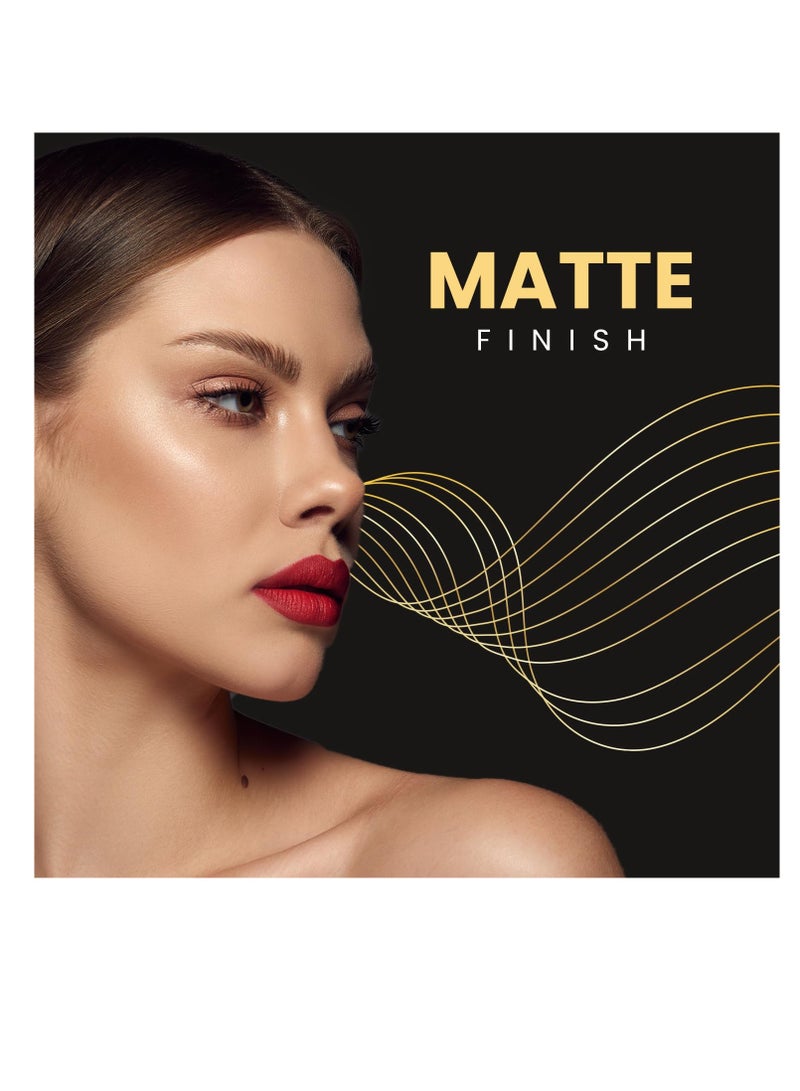 MARS Plush Velvet Creamy Matte Lipstick for women  Smooth Glide   One Swipe Pigmention   Non Drying and Creamy Formula   Rich and Vibrant Color   3.2 gm    08-Caramel Joy - Image 4