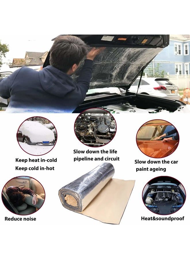 DREAMIZER Car Insulation Sound Deadening Heat Shield Thermal Noise Proof Mat 78''x 40'' - Image 5