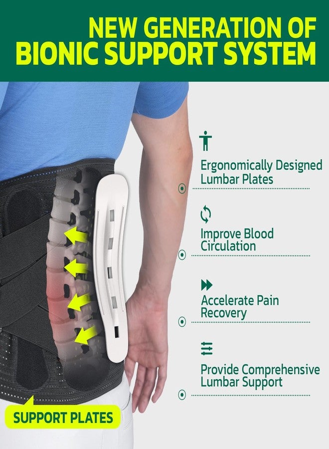 aoFIT Back Brace for Lower Back Pain Relief with 360-Degree Biochemical Hug Support,Back Support Belt for Men and Women,Soft Breathable Fabric Lumbar Support for Herniated Disc, Sciatica S - Image 3