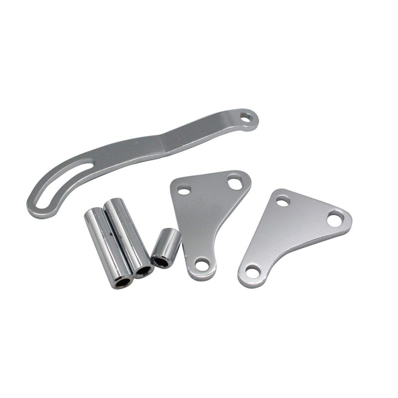TAKPART Chrome Power Steering Pump Mounting Bracket 3129BK Compatible for SB Chevy - Image 5