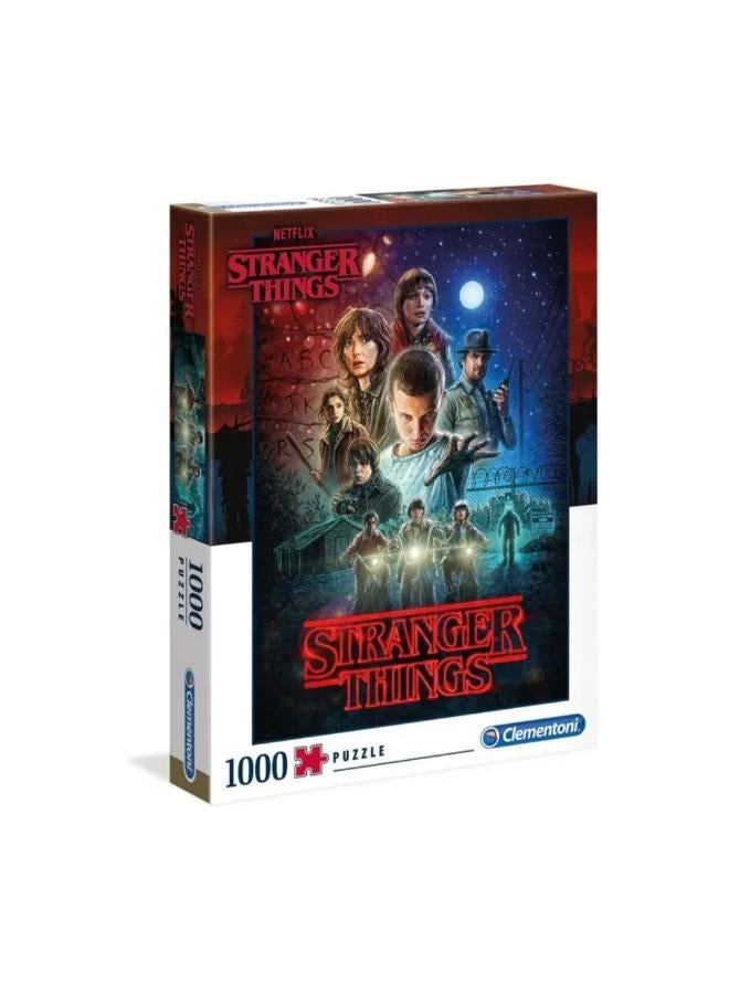 Clementoni Stranger Things Puzzle - 1000 Pcs - Image 1