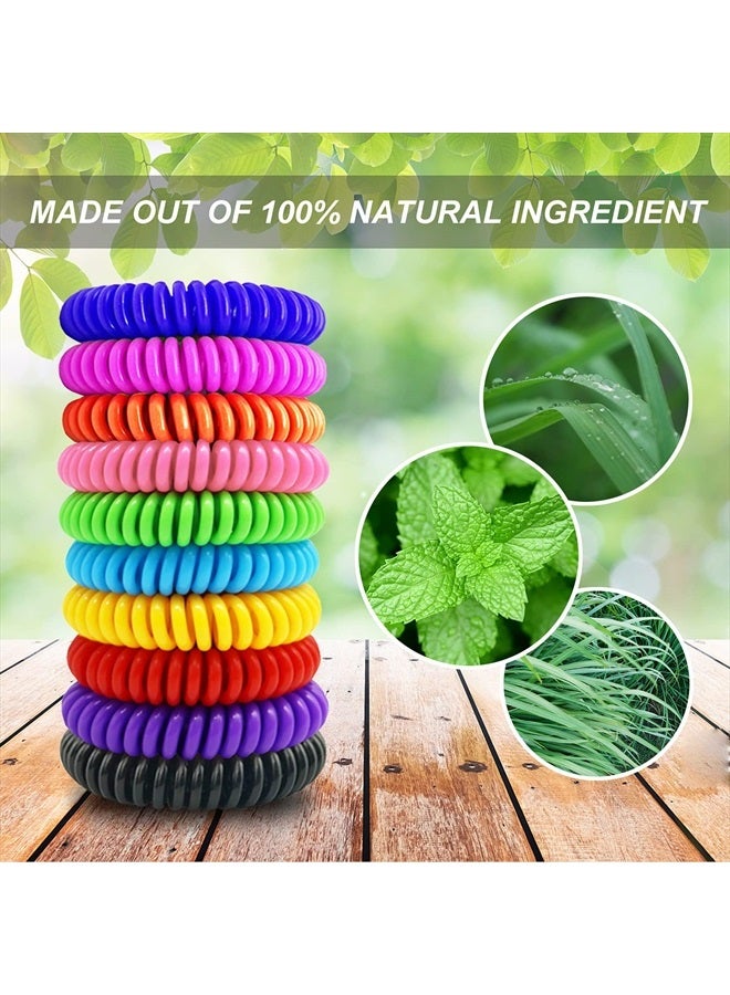 BuggyBands 40 Pack Mosquito Repellent Bracelets, Individually Wrapped DEET-Free Insect & Bug Repellent Wrist Bands for Kids & Adults Outdoor Camping Fishing Traveling - Image 2