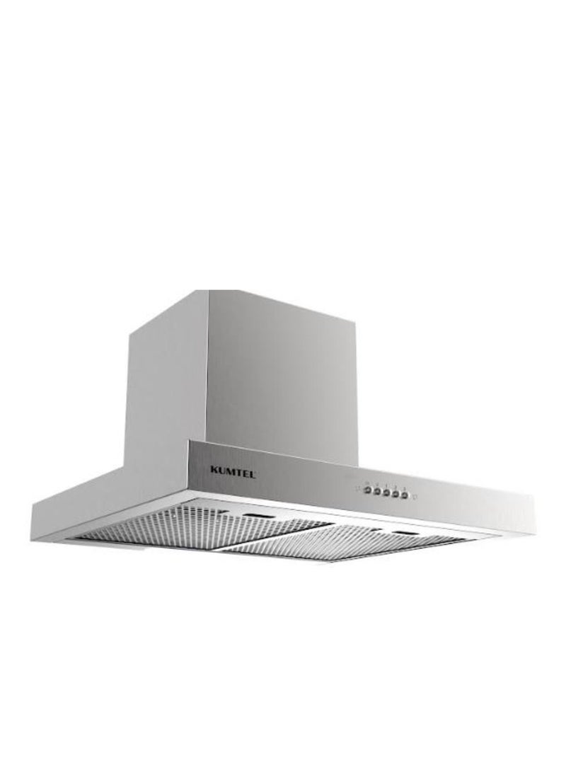 Kumtel Built-in hood - stainless steel -506 mm - 750 m³ suction power - 140 watts - manual control, 3 suction levels - carbon filter - DT6-61 - Image 2