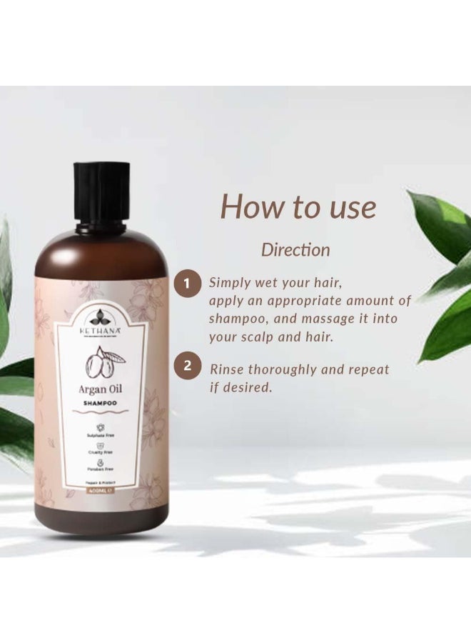 Kethana شامبو زيت الأركان 400 مل - Image 3