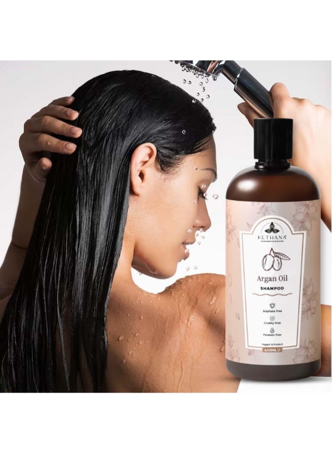 Kethana شامبو زيت الأركان 400 مل - Image 5