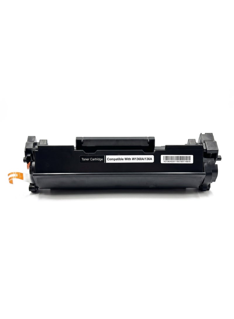 طباعة الذهب Gold Print Premium Toner Cartridge W1360A 136A Black Compatible For HP LaserJet MFP M236sdw, MFP M236dw, M236sdn, M236d, HP LaserJet M211d, M211dw, Toner: Refined toner is infinitely close to original toner to achieve high color printing. 1150 Pages - Image 2