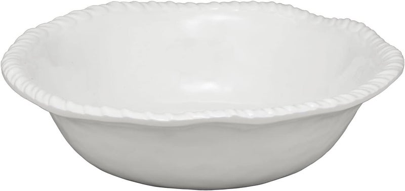 UP طقم أدوات المائدة من UPware مكون من 12 قطعة من الميلامين مع حبال للأطباق والأوعية للخدمة لـ 4 أشخاص باللون الأبيض - Image 4