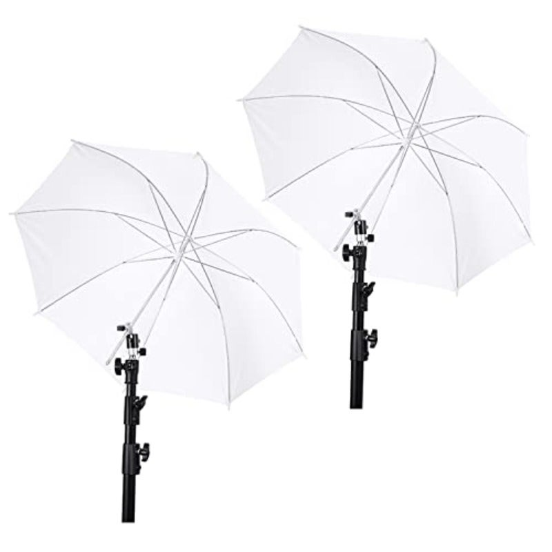 Translucent Soft Light or Gold Black Reflective Professional Photography Studio Lighting Umbrellas 2pack 43" white - Image 1