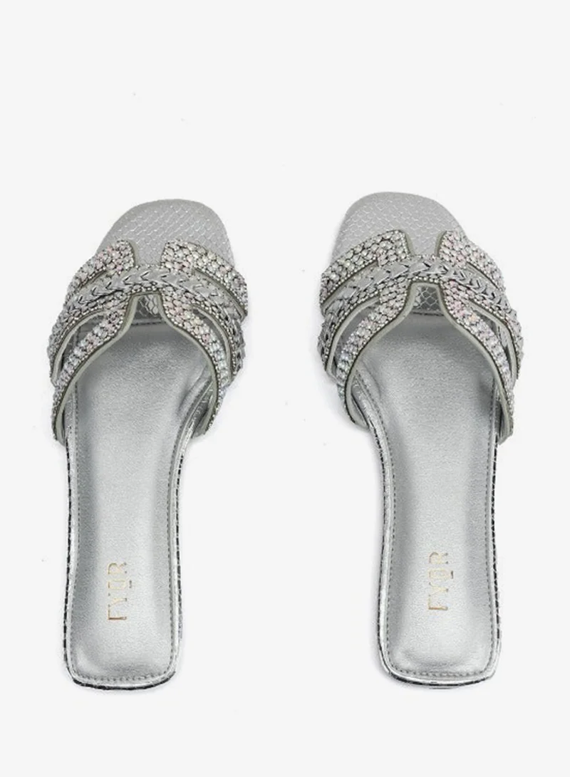 Fyor  Cut-work Mirror Slide MY 340 for Women | Best Price UAE