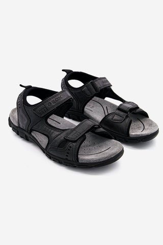 Men Suede Double Velcro Sandals, Black and Grey - pzsku/ZEE895E6F4E4AEB7CE37CZ/45/1747056741/2d535c61-c4f9-4295-a005-f4f5c9202c65