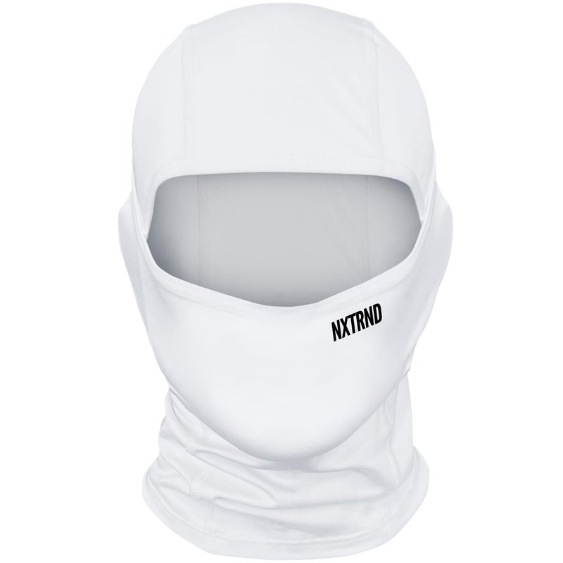 NXT NXTRND Nxtrnd Breathable Ski Mask, Lightweight Balaclava, Moisture-Wicking Shiesty (White) - Image 1