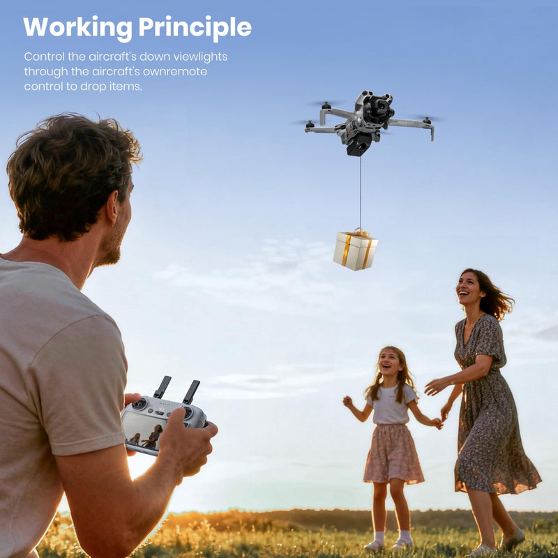 ستارت آر سي نظام إسقاط الطائرات بدون طيار  لجهاز DJI Mini 5 Pro، جهاز إطلاق الحمولة/التسليم/النقل لملحقات DJI Mini 5 Pro - Image 3