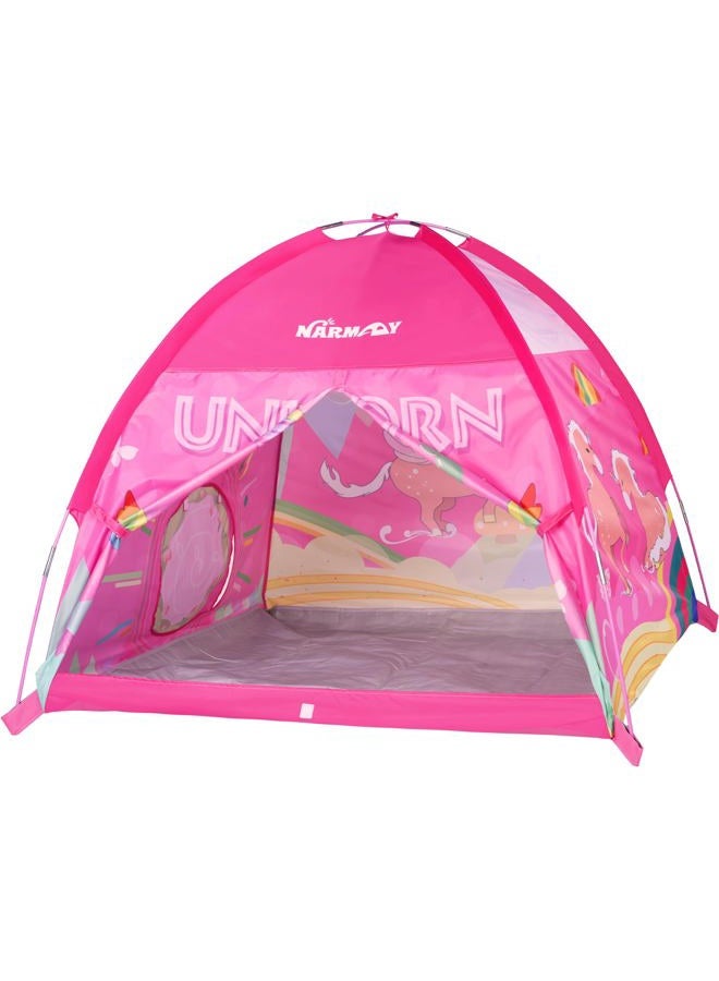 NARMAY ® Play Tent Unicorn Dome Tent for Kids Indoor/Outdoor Fun - 48 x 48 x 40 inch - Image 1