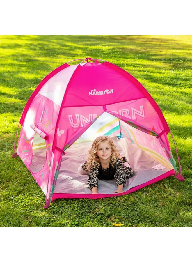 NARMAY ® Play Tent Unicorn Dome Tent for Kids Indoor/Outdoor Fun - 48 x 48 x 40 inch - Image 3