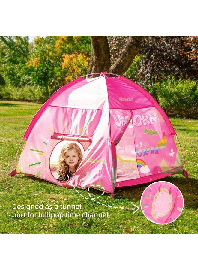 NARMAY ® Play Tent Unicorn Dome Tent for Kids Indoor/Outdoor Fun - 48 x 48 x 40 inch - Image 5