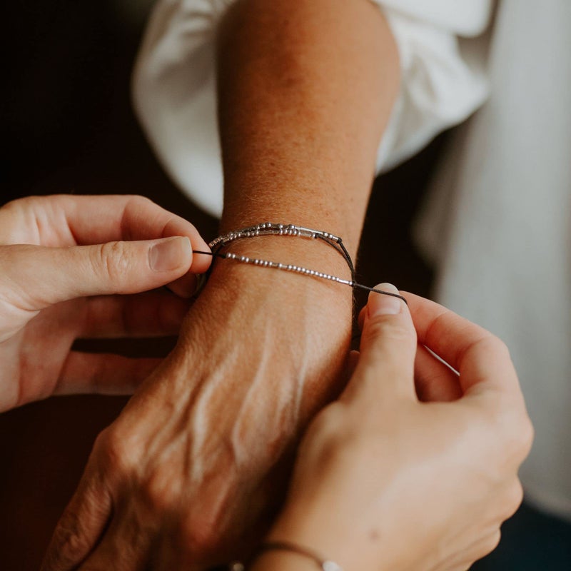 Loved Creations Morse Code Bracelets for Women, Psalm 23:4 Christian Bible Verse Bracelets, Scripture S925 Sterling Silver Inspirational Faith Jewelry, Religious Gifts for Women - Image 3