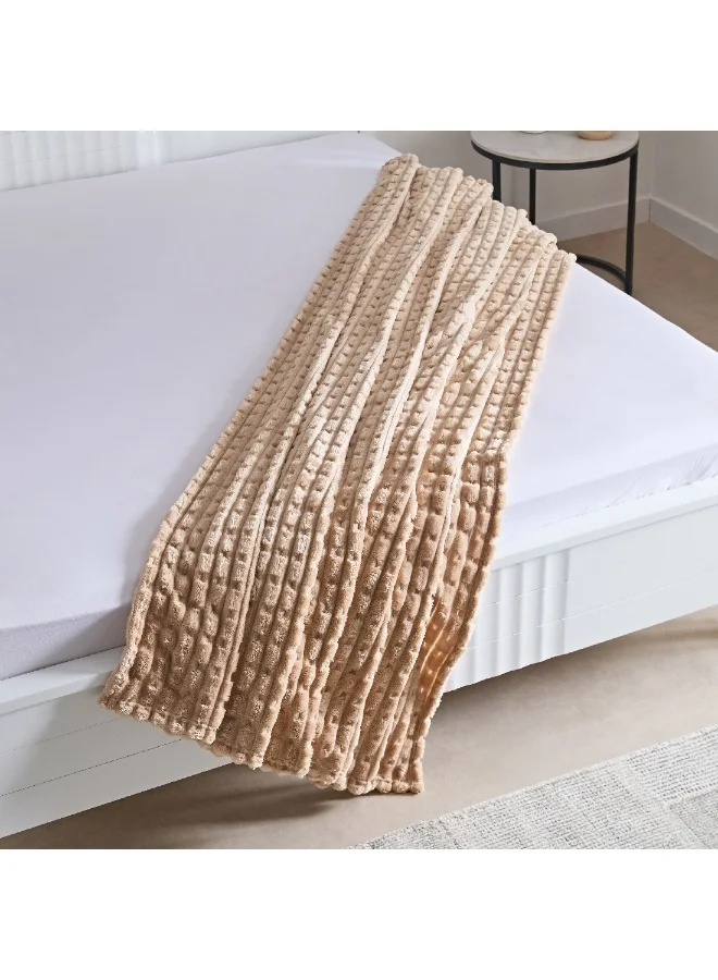 Home Box Delft Jacquard Flannel Queen Blanket 220 x 200 cm