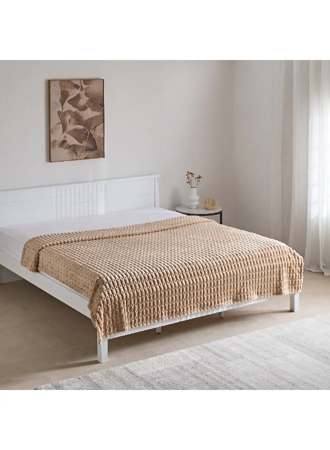 Home Box Delft Jacquard Flannel Queen Blanket 220 x 200 cm