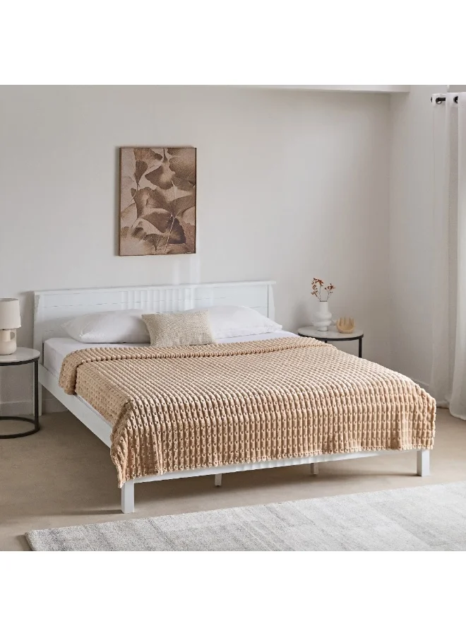 Home Box Delft Jacquard Flannel Queen Blanket 220 x 200 cm