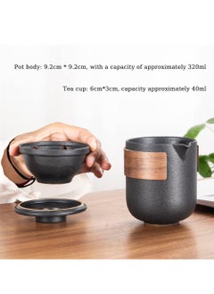 Tea Set, Chinese Tea Set, Kung Fu Teapot Set, Ceramic Portable Travel Tea Set with 1 Teapot and 4 Cups Used for Tea Coffee, Suitable for Home, Outdoor, Office, As A Gift for Women - pzsku/ZEE898AD4253BC9BC311AZ/45/_/1717413264/34b39ce7-e26f-4fc5-b564-e0c7c4a48ccb