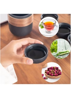 Tea Set, Chinese Tea Set, Kung Fu Teapot Set, Ceramic Portable Travel Tea Set with 1 Teapot and 4 Cups Used for Tea Coffee, Suitable for Home, Outdoor, Office, As A Gift for Women - pzsku/ZEE898AD4253BC9BC311AZ/45/_/1717413264/65c46630-7a84-48d3-a014-cc0673c70d07