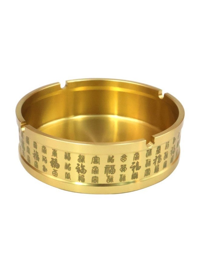Brass Dragon Horse Ashtray Office High-end Anti-fly Ash Large Creative Ornaments With Lid Baifu Ashtray Home