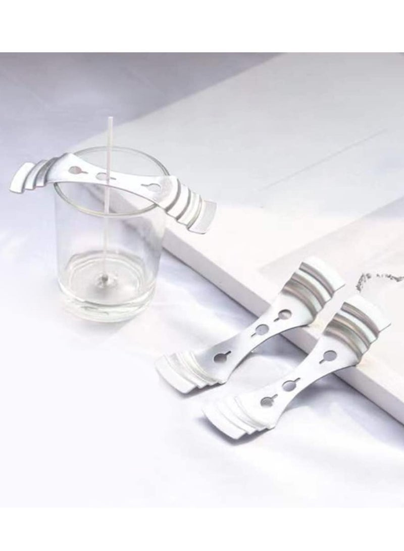 Loquat 10 Pack 3 Wick Holder for Candles, Hole Candle Wick Centering Device for DIY Candle Making - Image 5