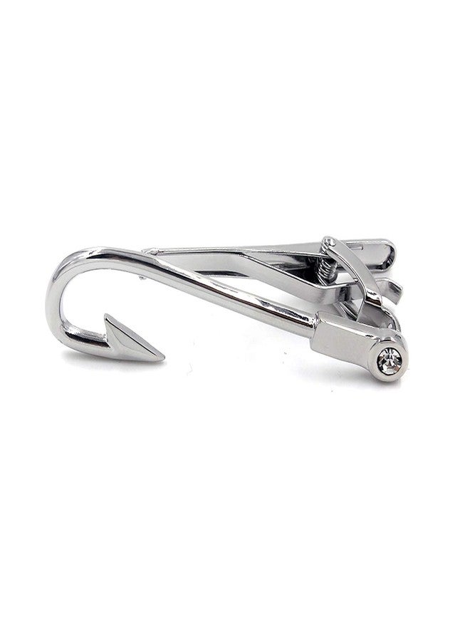 Vcufflinks Fish Fisherman Fishing Hook Pair of Cufflinks & Tie Bar Clip - Image 4