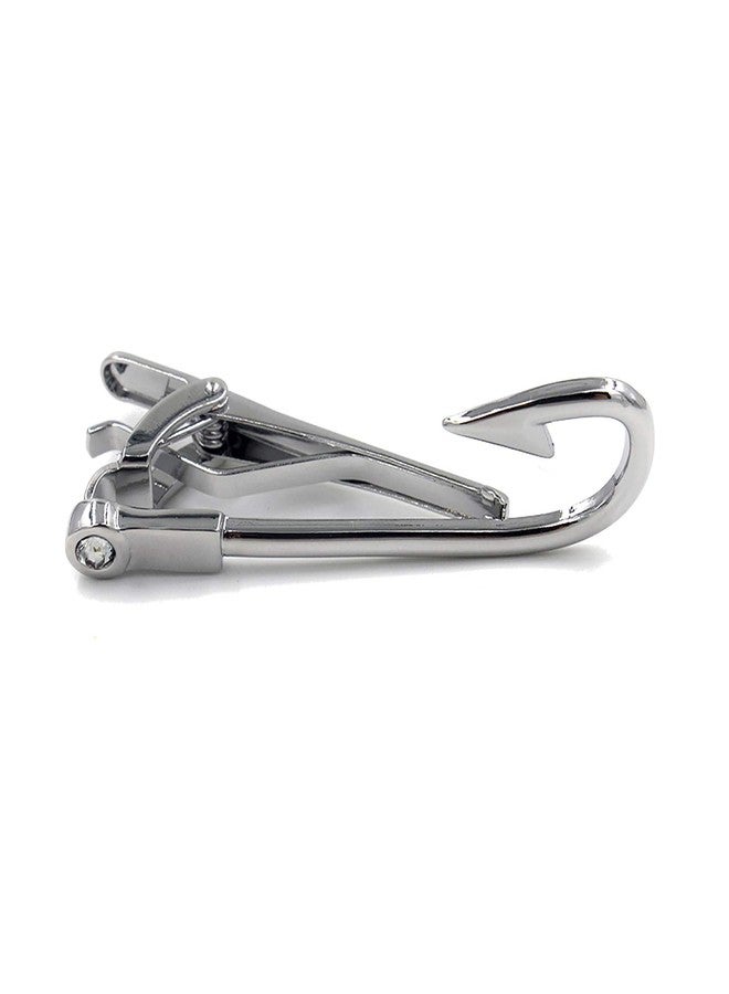 Vcufflinks Fish Fisherman Fishing Hook Pair of Cufflinks & Tie Bar Clip - Image 3
