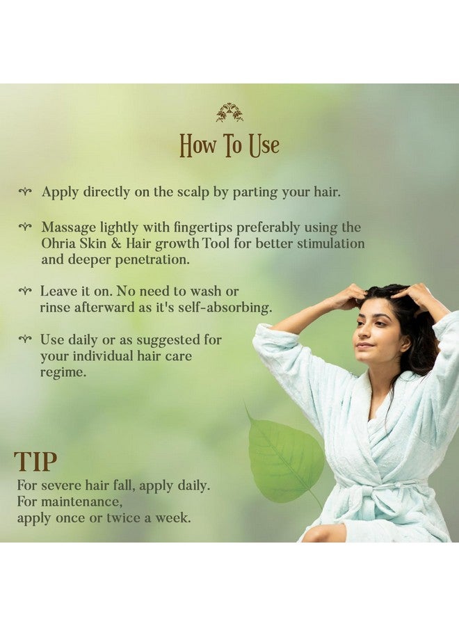 Ohria Ayurveda Banyan Root Ayurvedic Hair Tonic for Hair Fall Control & Growth | With Hibiscus, Brahmi & Natural Herbs | Men & Women| For All Hair Types- 200 ml - Image 5