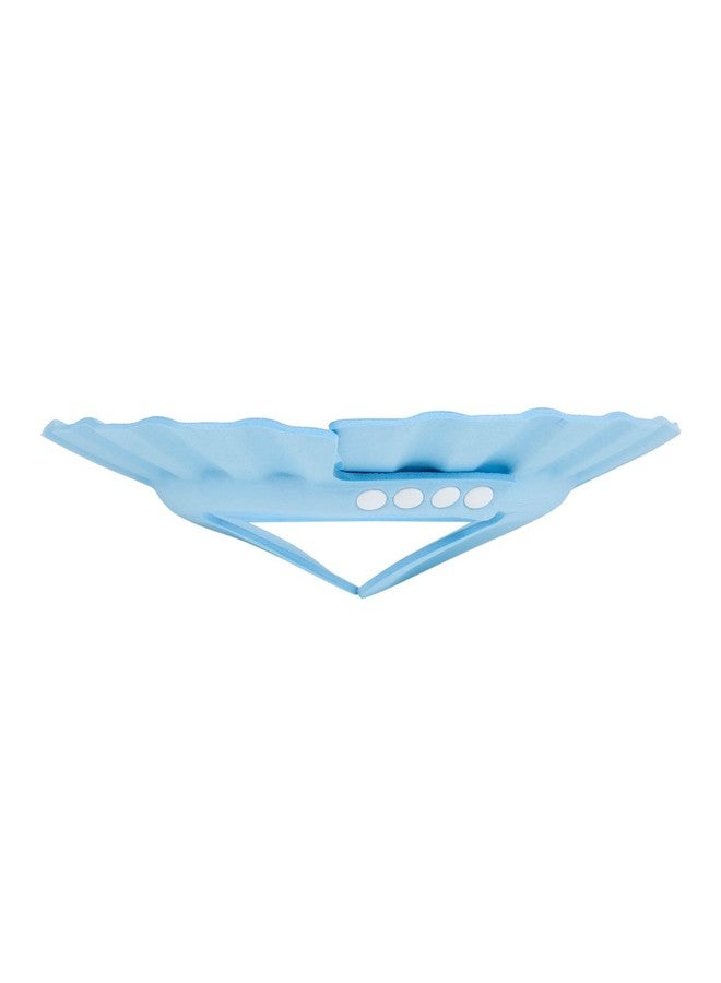 BabyMoo Baby Shower Cap Soft Adjustable Baby Bath Head Cap Visor for Washing Hair Shower Bathing Protection Bath Cap for Toddler, Baby, Kids, Children-Blue - Image 5