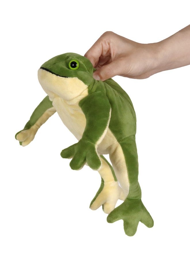 Ice King Bear Wild Animal Small Stuffed Animals Zoo Family Plush Toy (Frog 8 Inches) - Image 1