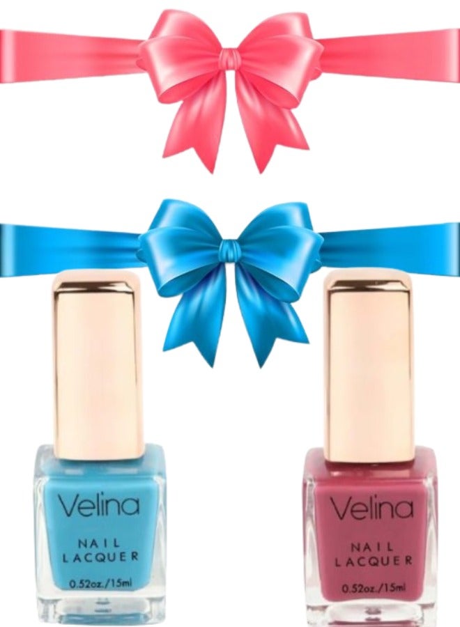 Velina Matte Nail Polish 8 Pink 11 Blue