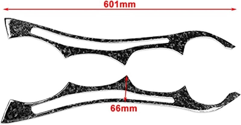 QASULER Carbon Fiber Headlight Eyelid Trim for BMW 5 Series E60 - Image 3