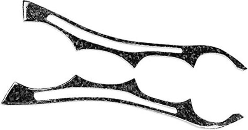 QASULER Carbon Fiber Headlight Eyelid Trim for BMW 5 Series E60 - Image 1