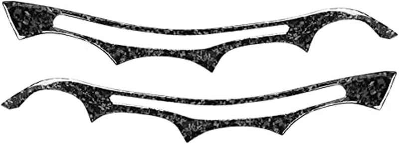 QASULER Carbon Fiber Headlight Eyelid Trim for BMW 5 Series E60 - Image 5