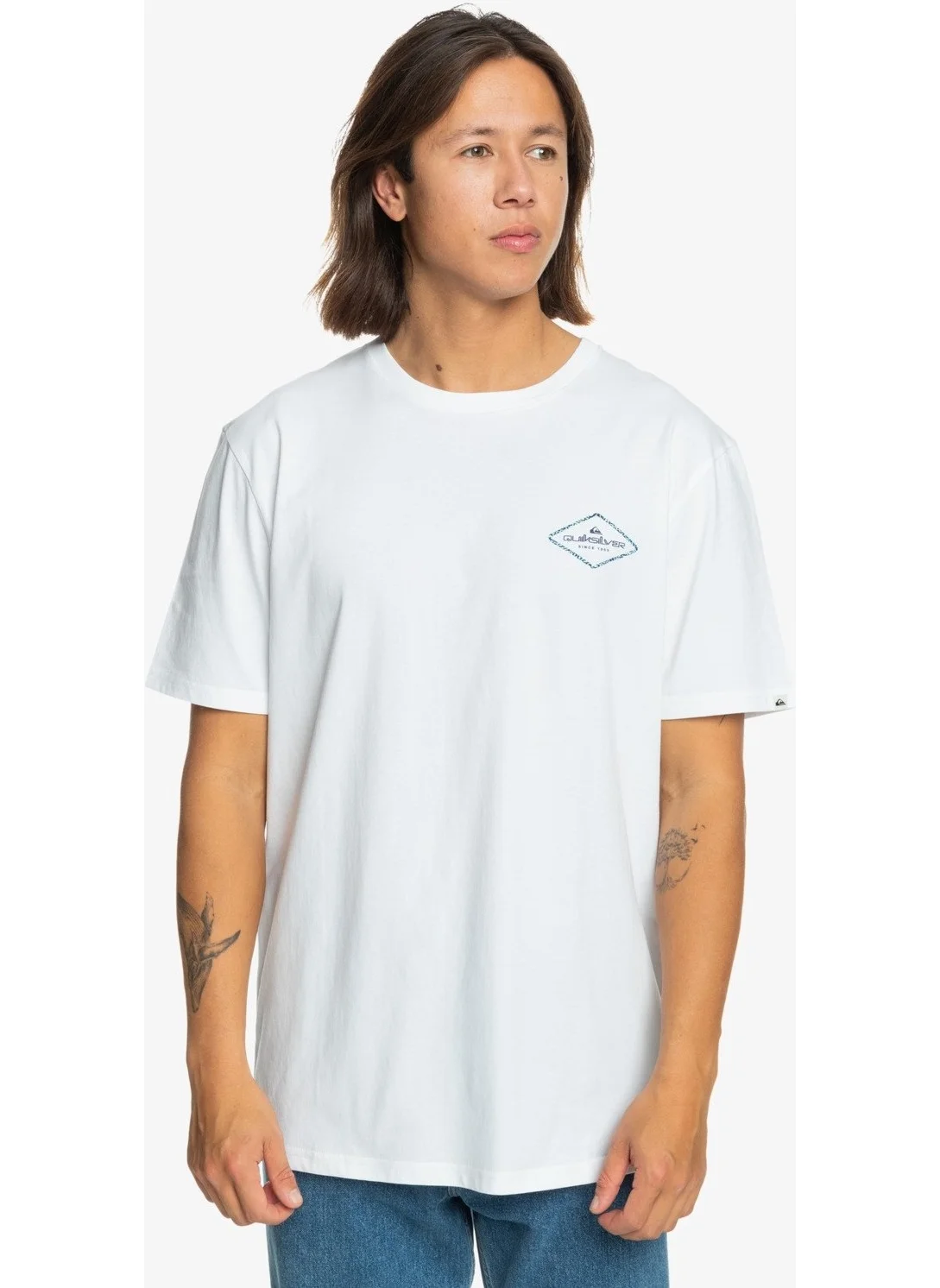 QUIKSILVER Omni Lock White Men's T-Shirt EQYZT07667-10