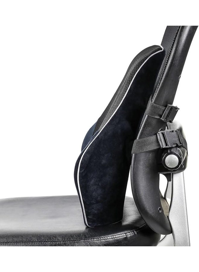 وسادة دعم قطنية من الميموري فوم - مخدة طبية مريحة لآلام أسفل الظهر وعرق النسا - تصميم عملي واستخدام يومي للمنزل والمكتب والسيارة - Image 4